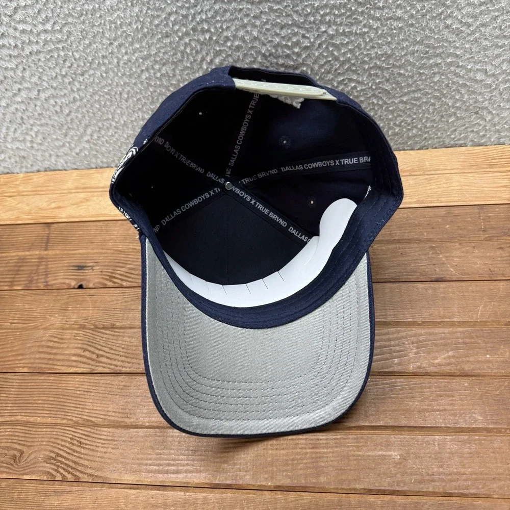 Dallas Cowboys Hat Adult Blue White Strap Back Cap Embroidered NFL Football NEW